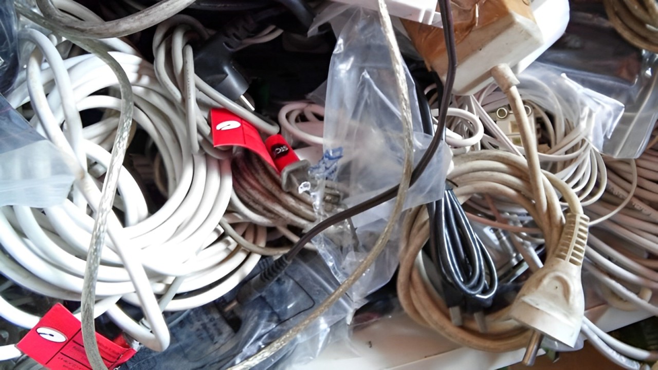 Cable de chatarra de hilos de cobre